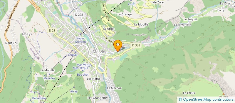 localisation de l'entreprise MONSIEUR ISAAC SUTHERLAND  MORZINE