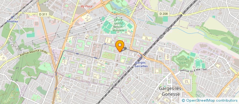 localisation de l'entreprise MONSIEUR ISAAC ULLMANN à SARCELLES