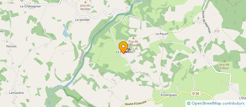 localisation de l'entreprise MONSIEUR ISAAC YOUNG  LE LONZAC