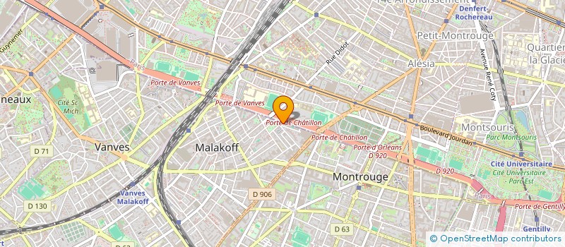 localisation de l'entreprise MONSIEUR ISAAC ZERKOUNE à MALAKOFF