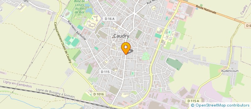 localisation de l'entreprise MONSIEUR ISAAK LEVEQUE  CAUDRY