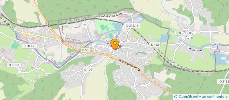 localisation de l'entreprise MONSIEUR ISAAK SAINDOUMADI à SAINT-REMY-SUR-AVRE