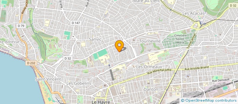 localisation de l'entreprise MONSIEUR ISABELLE BORDAS à LE HAVRE