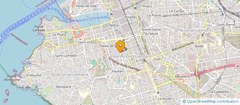 localisation de l'entreprise MONSIEUR ISABELLE COGNEE à MARSEILLE