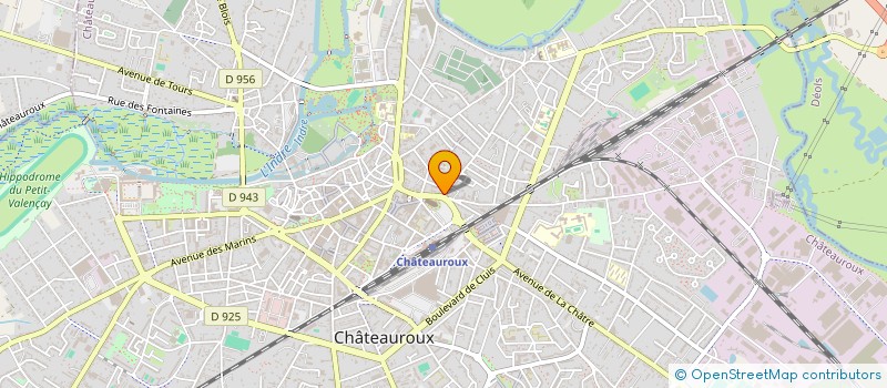localisation de l'entreprise MONSIEUR ISABELLE INNOCENTE à CHATEAUROUX
