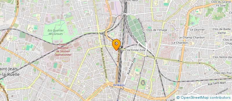 localisation de l'entreprise MONSIEUR ISABELLE LAVEFVE à ORLEANS