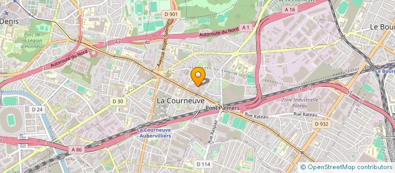 localisation de l'entreprise MONSIEUR ISABELLE OMELEZUK à LA COURNEUVE