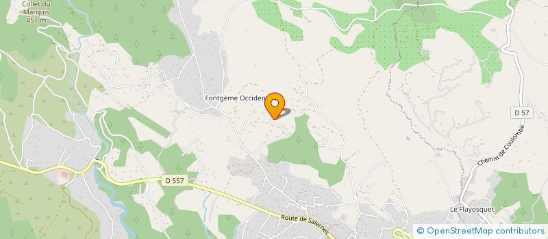 localisation de l'entreprise MONSIEUR ISABELLE SULMON  FLAYOSC