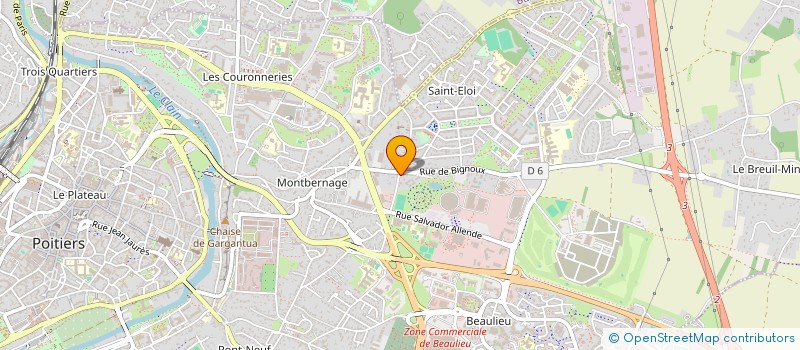 localisation de l'entreprise MONSIEUR ISAC-ALIN COVACI  POITIERS