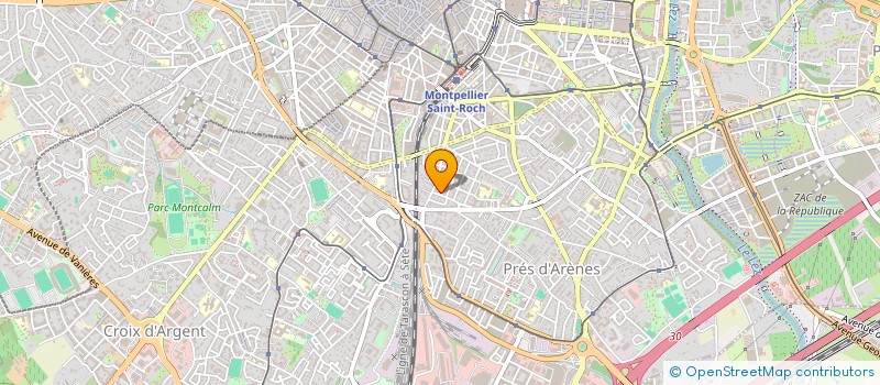 localisation de l'entreprise MONSIEUR ISAC FOURNIER à MONTPELLIER