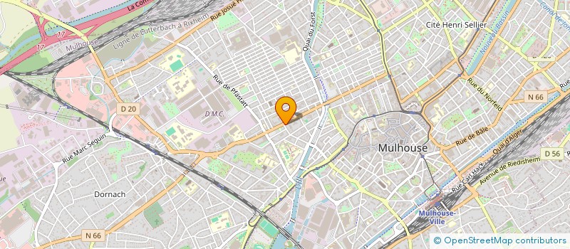 localisation de l'entreprise MONSIEUR ISAC STANCIU  MULHOUSE