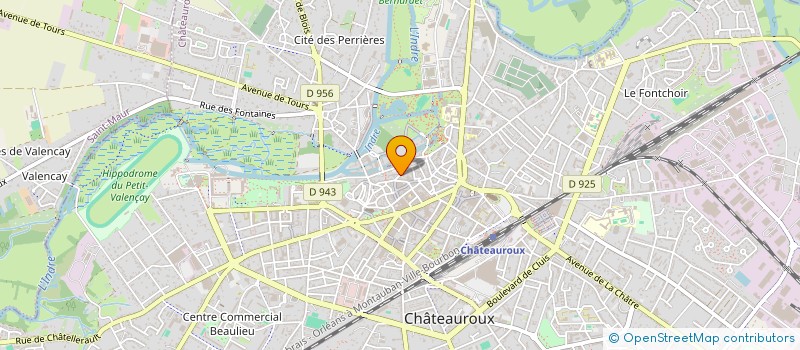 localisation de l'entreprise MONSIEUR ISACCO PINNA à CHATEAUROUX
