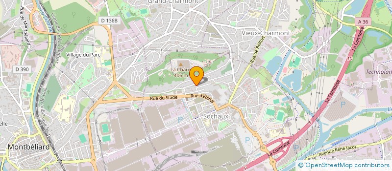 localisation de l'entreprise MONSIEUR ISAD MRNDJIC  SOCHAUX