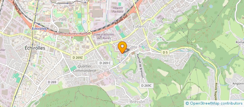 localisation de l'entreprise MONSIEUR ISAHAK KARINYAN  EYBENS