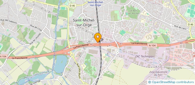 localisation de l'entreprise MONSIEUR ISAI BAUD à LINAS