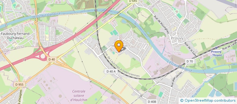 localisation de l'entreprise MONSIEUR ISAI BOUSSIF  HAULCHIN