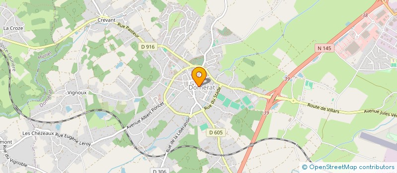 localisation de l'entreprise MONSIEUR ISAI DEBILLER  DOMERAT