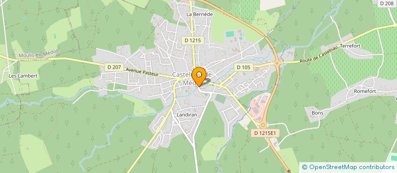 localisation de l'entreprise MONSIEUR ISAI DUFEYTE  CASTELNAU-DE-MEDOC