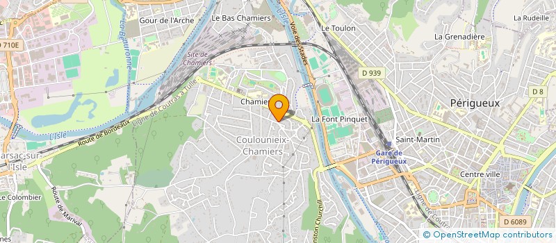 localisation de l'entreprise MONSIEUR ISAI FLORES  COULOUNIEIX-CHAMIERS