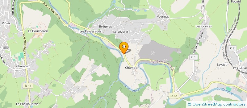 localisation de l'entreprise MONSIEUR ISAI GARCIA  CONDAT-SUR-VIENNE