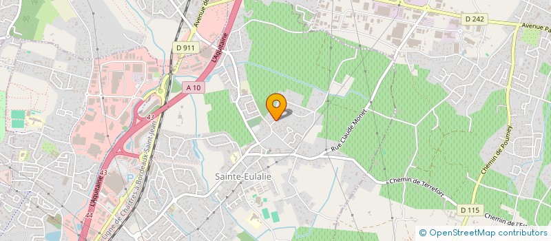 localisation de l'entreprise MONSIEUR ISAIA LABADIE  SAINTE-EULALIE