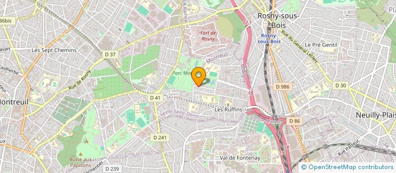 localisation de l'entreprise MONSIEUR ISAIA OYEWALE à MONTREUIL