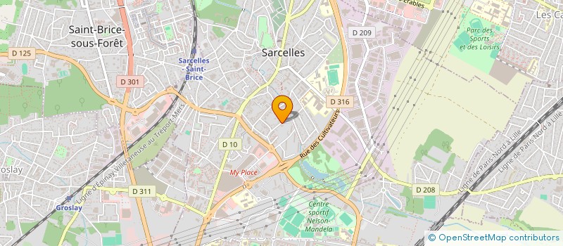 localisation de l'entreprise MONSIEUR ISAIA RAMOS  SARCELLES