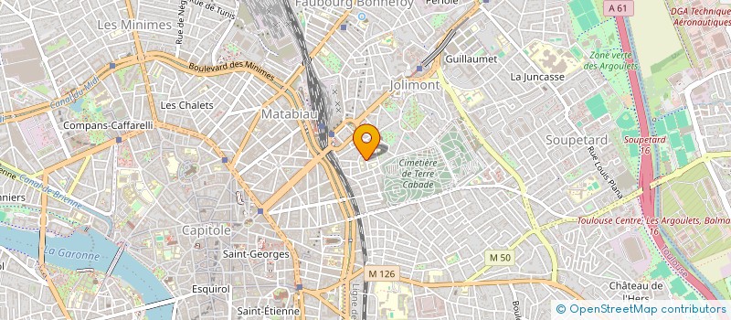 localisation de l'entreprise MONSIEUR ISAIAH SIMONIN  TOULOUSE