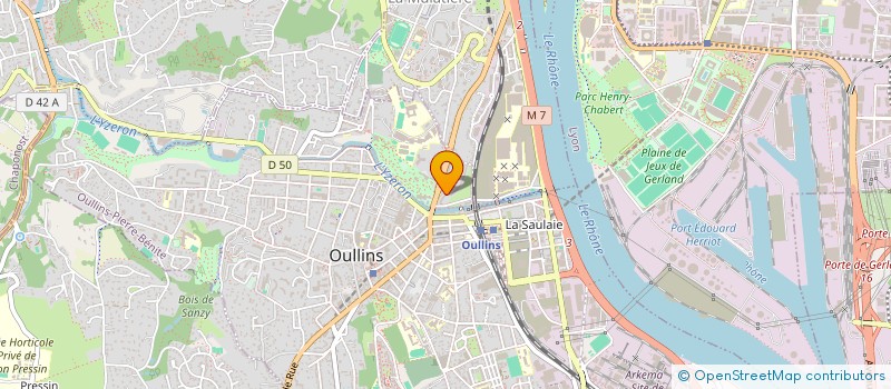 localisation de l'entreprise MONSIEUR ISAIAS DOS SANTO MARTINS JUNIOR  OULLINS-PIERRE-BENITE