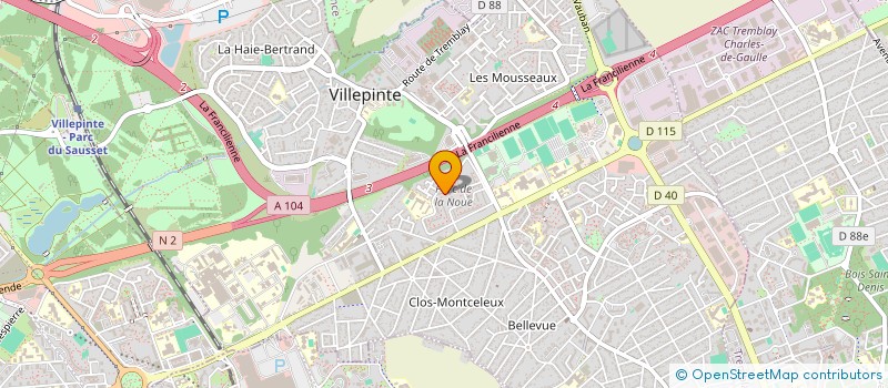 localisation de l'entreprise MONSIEUR ISAIAS GOMES FURTADO à VILLEPINTE