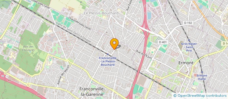 localisation de l'entreprise MONSIEUR ISAIAS SOUZA DE SA à FRANCONVILLE