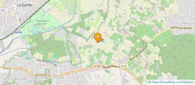 localisation de l'entreprise MONSIEUR ISAIE HELFRICH  LA GARDE