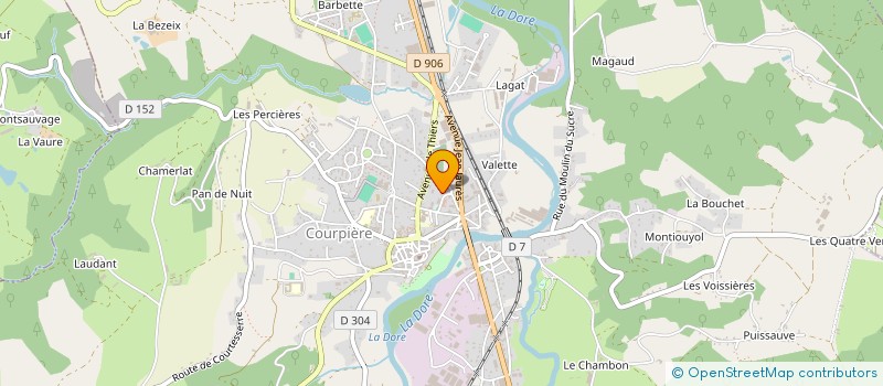 localisation de l'entreprise MONSIEUR ISAIS MADI à COURPIERE