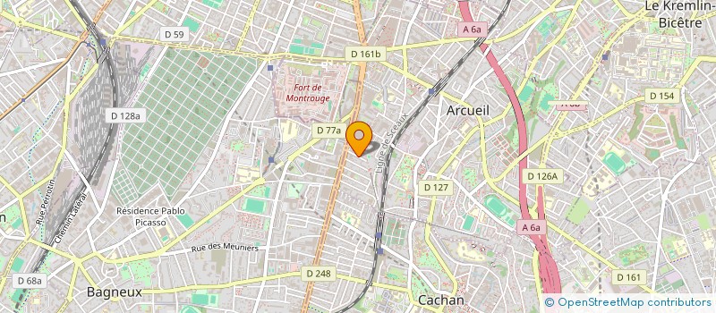 localisation de l'entreprise MONSIEUR ISAK DJAMAH TEI à ARCUEIL