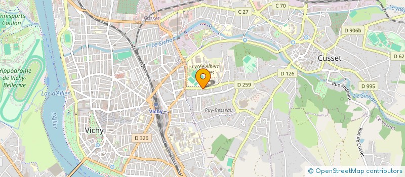 localisation de l'entreprise MONSIEUR ISAK UNAL  CUSSET