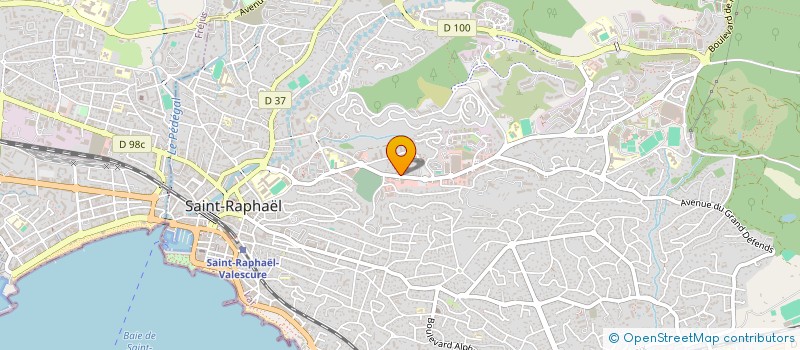 localisation de l'entreprise MONSIEUR ISAM ANOUAR  SAINT-RAPHAEL