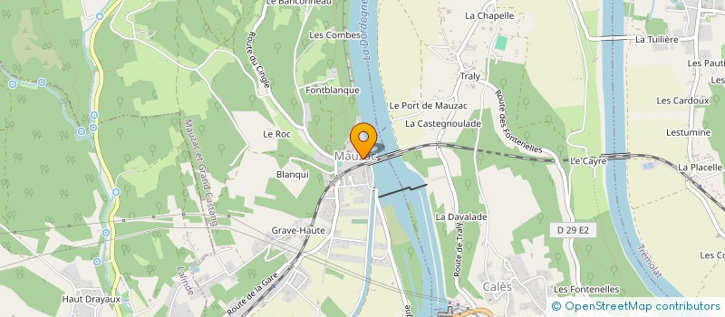 localisation de l'entreprise MONSIEUR ISAMIL LHEOUI  MAUZAC-ET-GRAND-CASTANG