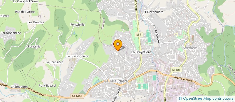 localisation de l'entreprise MONSIEUR ISAQUE FREIRE  LA TALAUDIERE