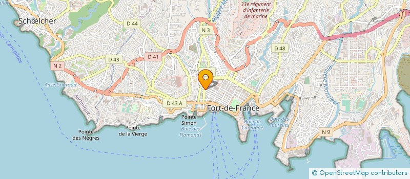 localisation de l'entreprise MONSIEUR ISBER FARAH à FORT-DE-FRANCE