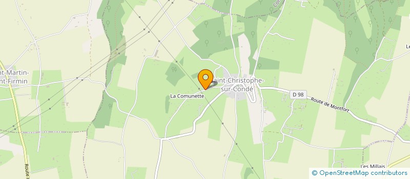 localisation de l'entreprise MONSIEUR ISCANDRE LAIGLE  SAINT-CHRISTOPHE-SUR-CONDE