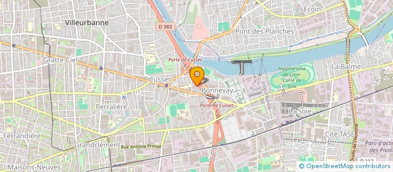 localisation de l'entreprise MONSIEUR ISE CELAKU  VILLEURBANNE