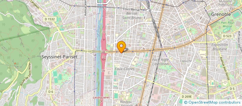 localisation de l'entreprise MONSIEUR ISEN MUQAJ à GRENOBLE