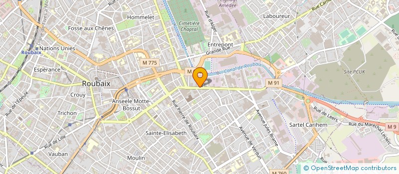 localisation de l'entreprise MONSIEUR ISEYAS HAILEAB  ROUBAIX