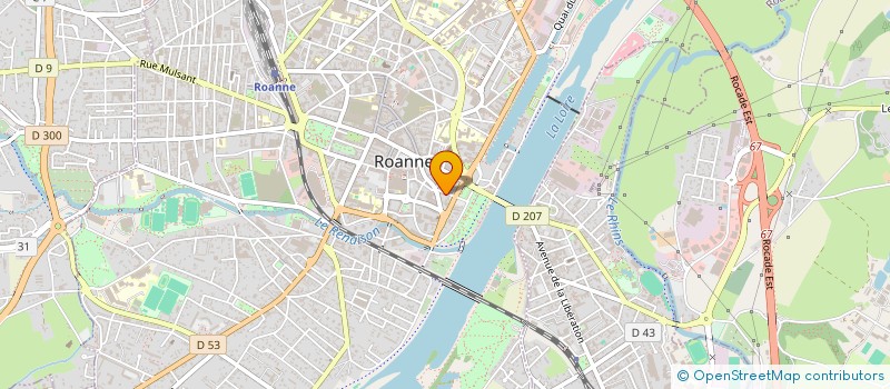 localisation de l'entreprise MONSIEUR ISHAK AISSIA  ROANNE