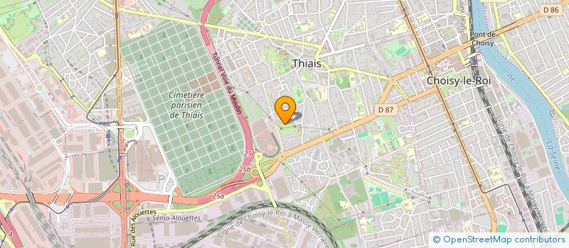 localisation de l'entreprise MONSIEUR ISHAK AKGUL  THIAIS