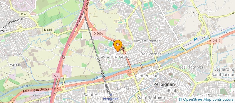 localisation de l'entreprise MONSIEUR ISHAK AYDIN  PERPIGNAN