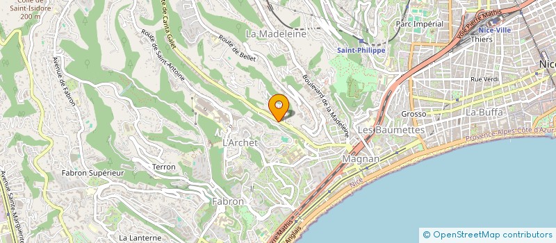localisation de l'entreprise MONSIEUR ISHAK BACHACHE à NICE