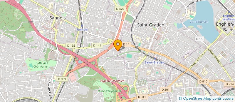 localisation de l'entreprise MONSIEUR ISHAK BARBACHE  SANNOIS