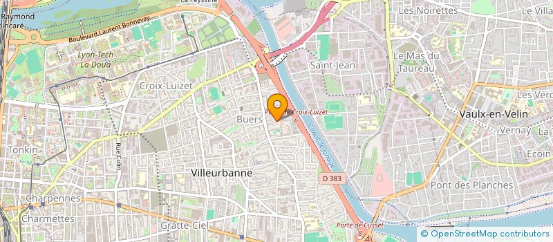 localisation de l'entreprise MONSIEUR ISHAK BOUCHLAGHEM  VILLEURBANNE