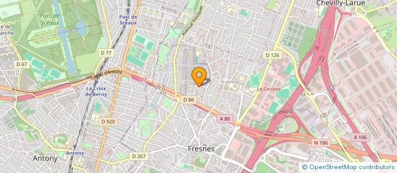 localisation de l'entreprise MONSIEUR ISHAK CHEBLI  FRESNES